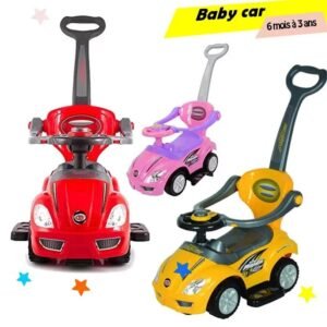 Baby car 3en1 musique et lumière Deluxe