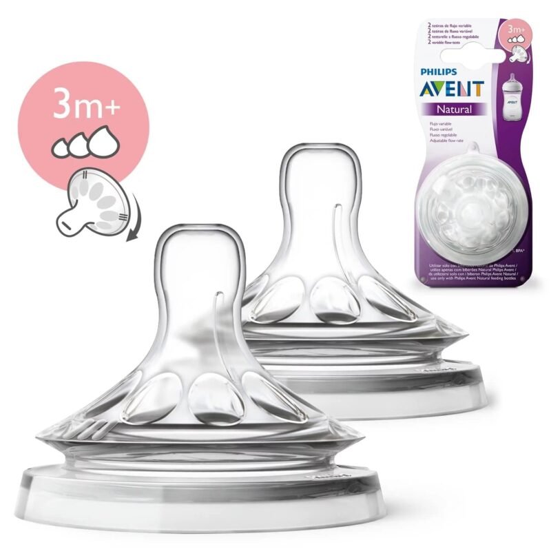 Lot De 2 Tétines Natural 3m+/Flux variable – AVENT