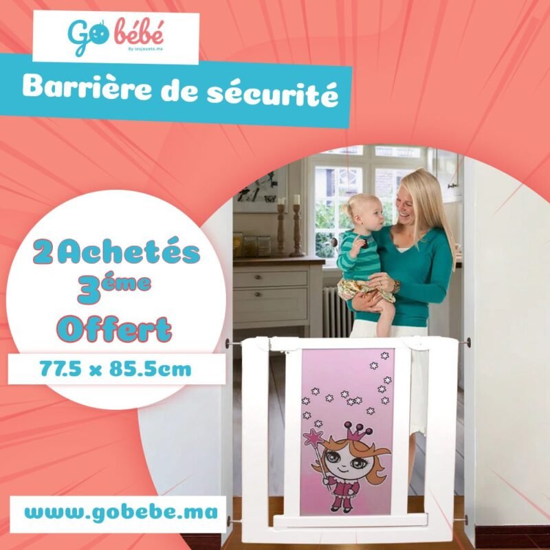 Barrière de sécurité princesse 77.5 – 85.5cm-Osann