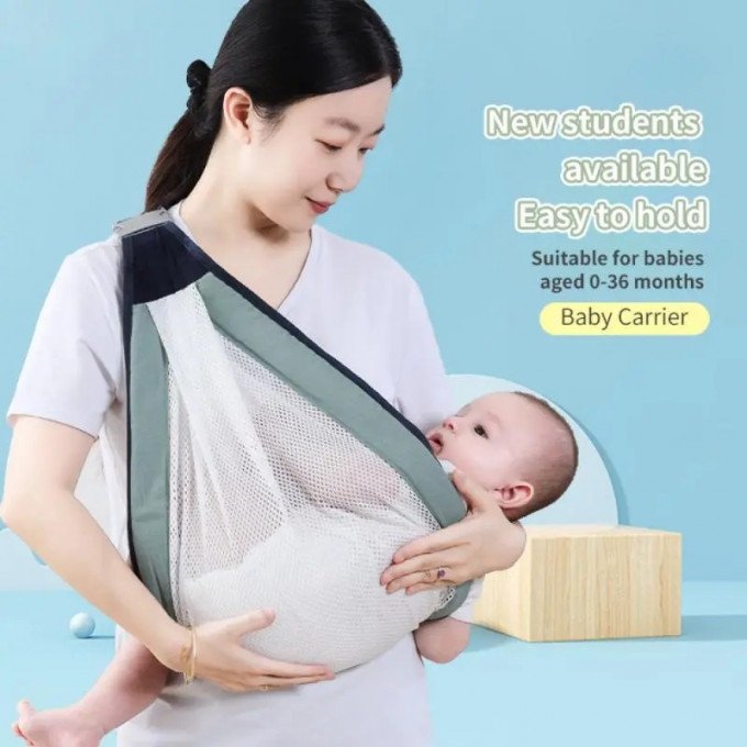 Porte-bébé réglable, écharpe de transport multifonctionnel – Image 10