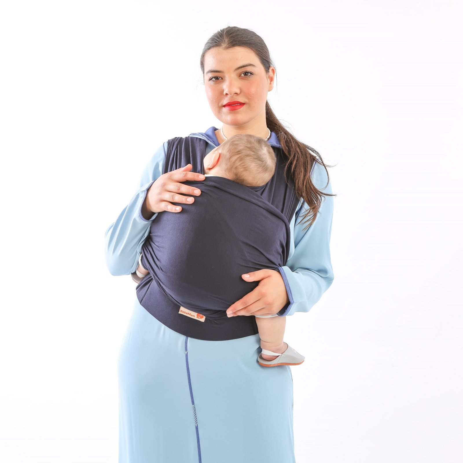 Écharpe de portage physiologique – BebeMam – Image 5