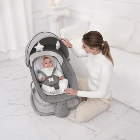 Balançoire électrique pour bébé 4en1 – Mastela
